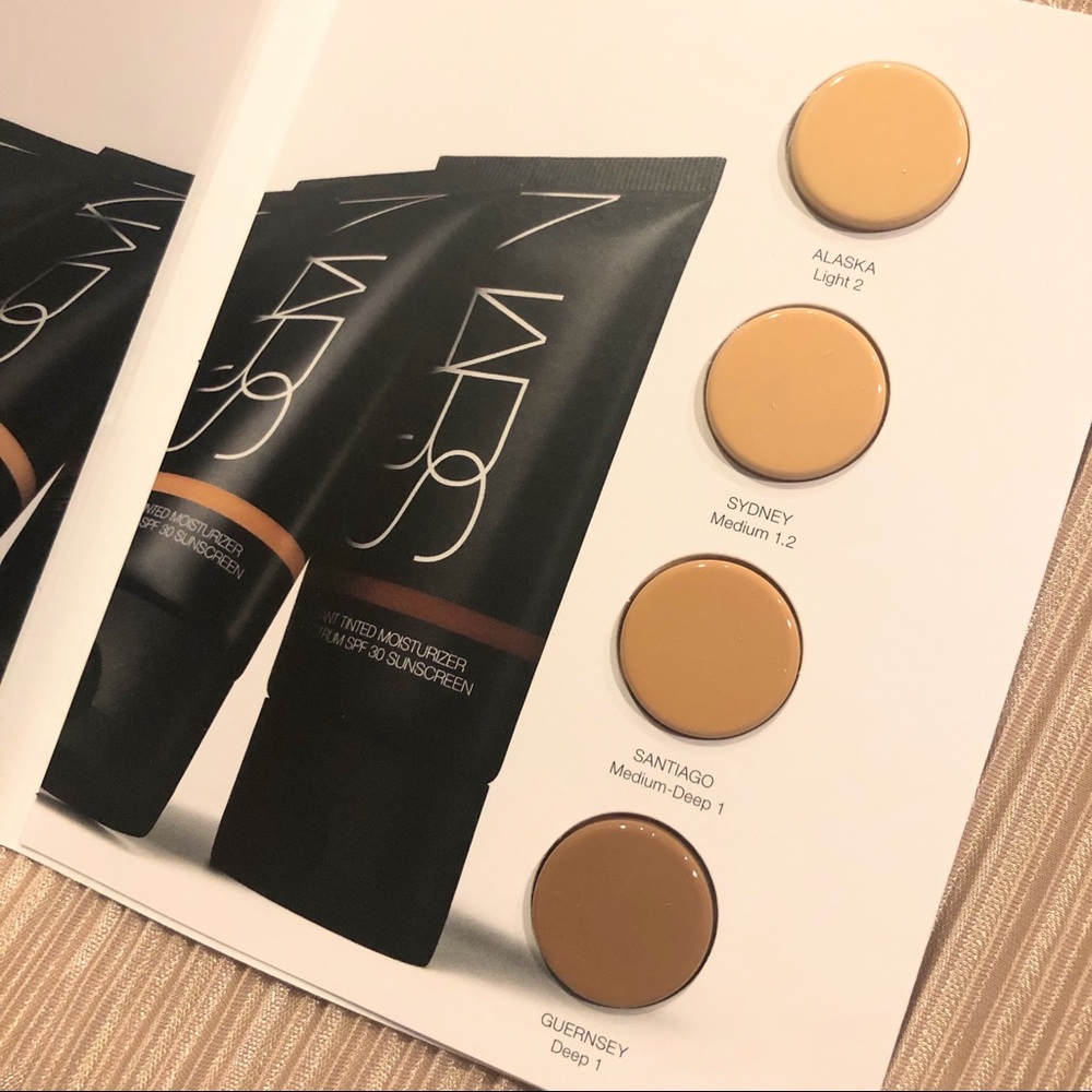 NARS PURE RADIANT TINTED MOISTURIZER 4 SHADES